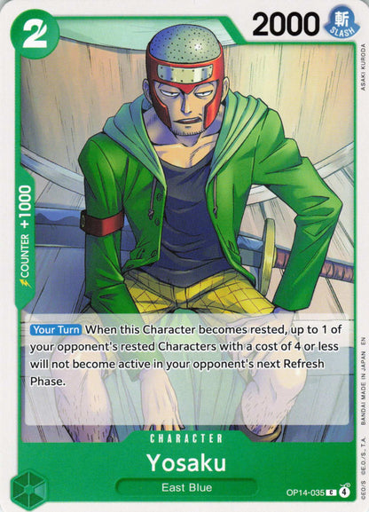 The Azure Sea's Seven Release Event Cards #OP14-035 Yosaku