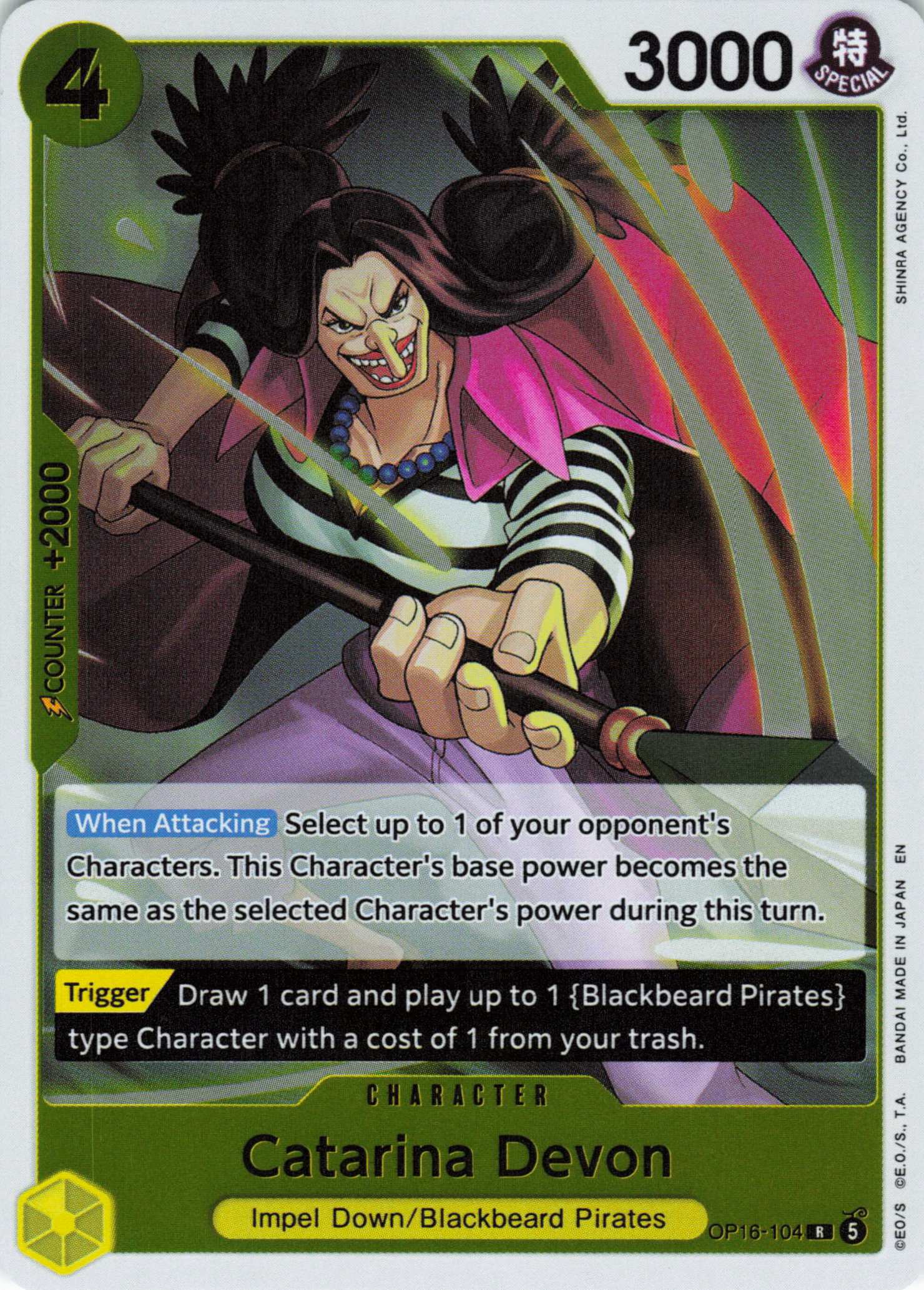 The Time of Battle #OP16-104 Catarina Devon