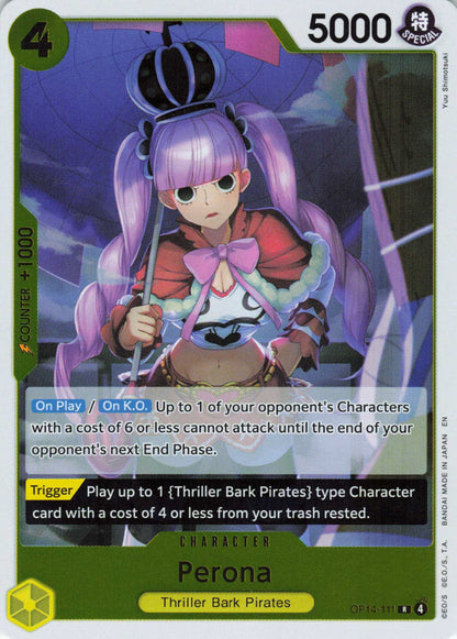 The Azure Sea's Seven #OP14-111 Perona