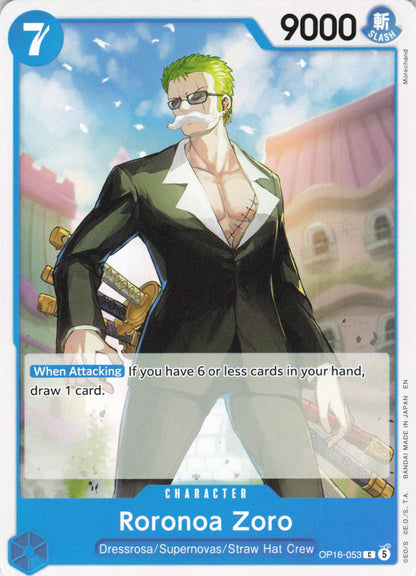 The Time of Battle #OP16-053 Roronoa Zoro (053)