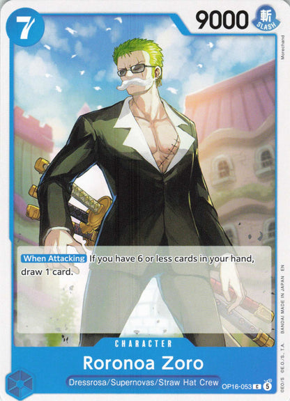 The Time of Battle #OP16-053 Roronoa Zoro (053)