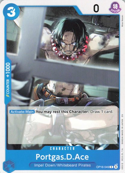 The Time of Battle #OP16-049 Portgas.D.Ace (049)