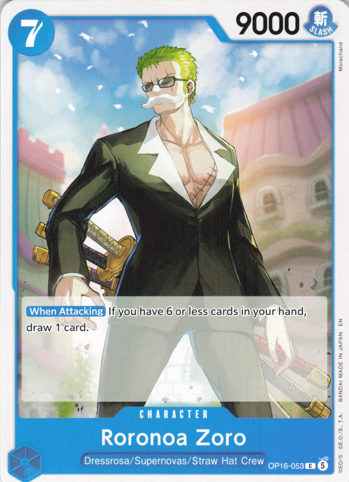 The Time of Battle #OP16-053 Roronoa Zoro (053)