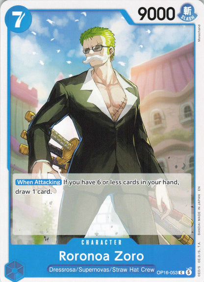 The Time of Battle #OP16-053 Roronoa Zoro (053)