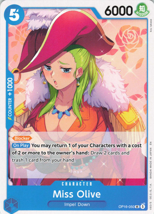 The Time of Battle #OP16-050 Miss Olive