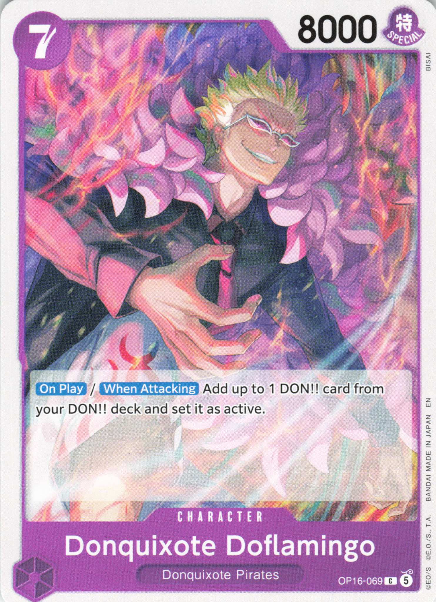 The Time of Battle #OP16-069 Donquixote Doflamingo (069)