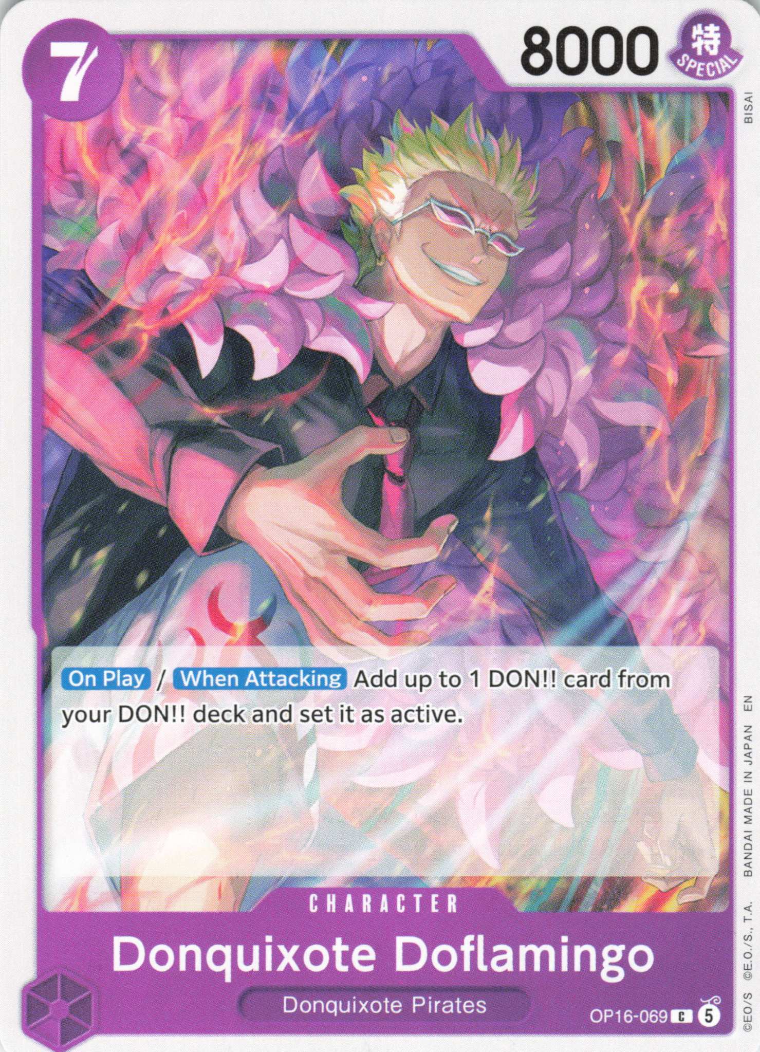 The Time of Battle #OP16-069 Donquixote Doflamingo (069)