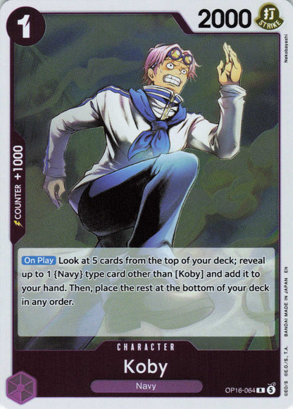 The Time of Battle #OP16-064 Koby