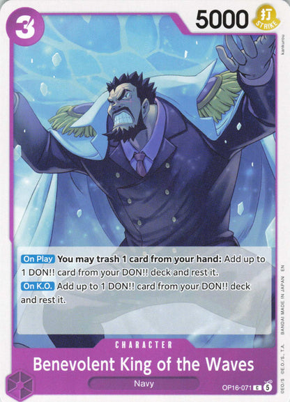 The Time of Battle #OP16-071 Benevolent King of the Waves