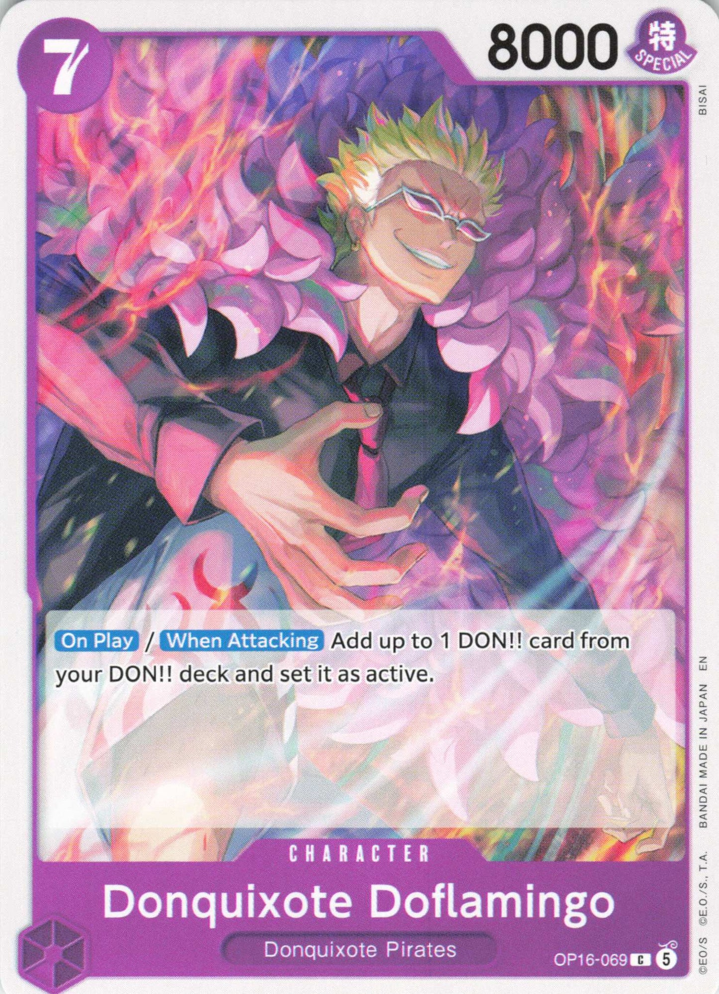 The Time of Battle #OP16-069 Donquixote Doflamingo (069)