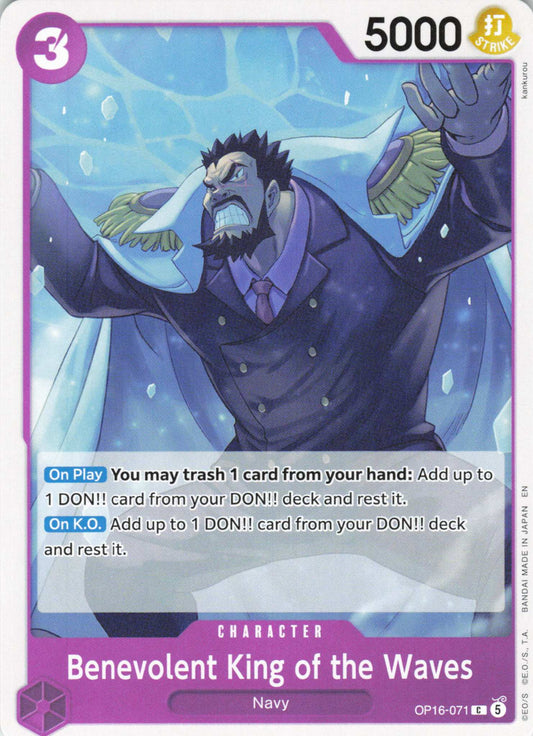 The Time of Battle #OP16-071 Benevolent King of the Waves