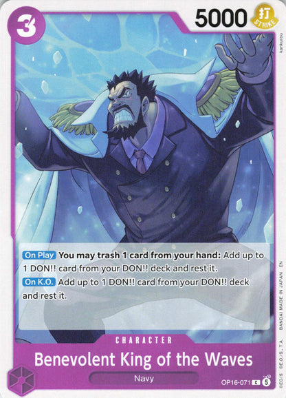 The Time of Battle #OP16-071 Benevolent King of the Waves