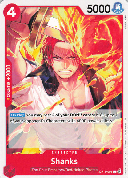 The Time of Battle #OP16-006 Shanks