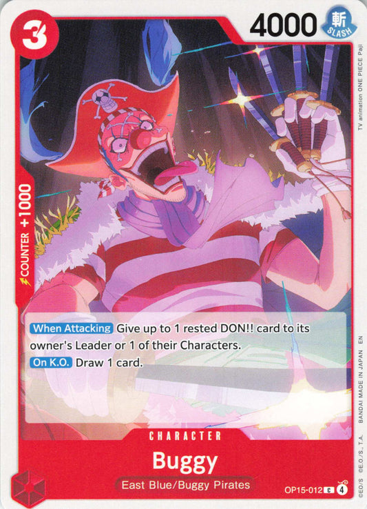 Adventure on Kami's Island Release Event Cards #OP15-012 Buggy