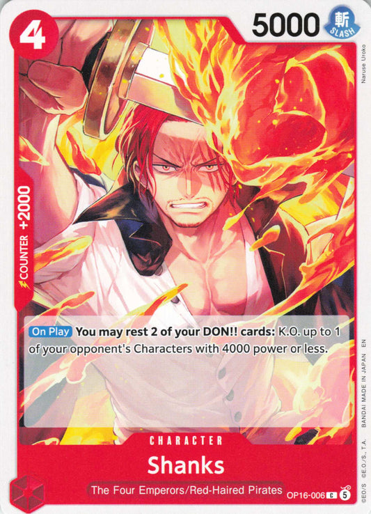 The Time of Battle #OP16-006 Shanks