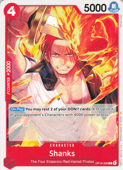 The Time of Battle #OP16-006 Shanks
