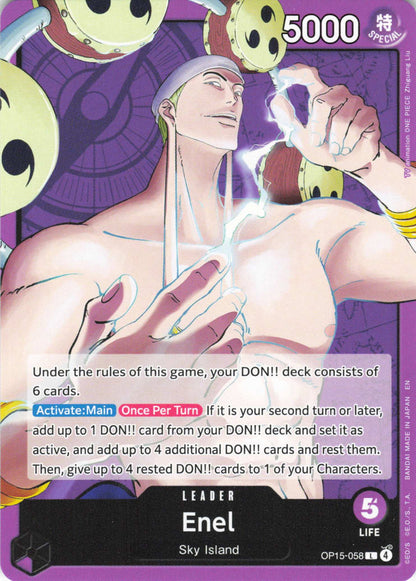 Adventure on Kami's Island #OP15-058 Enel (OP15-058)