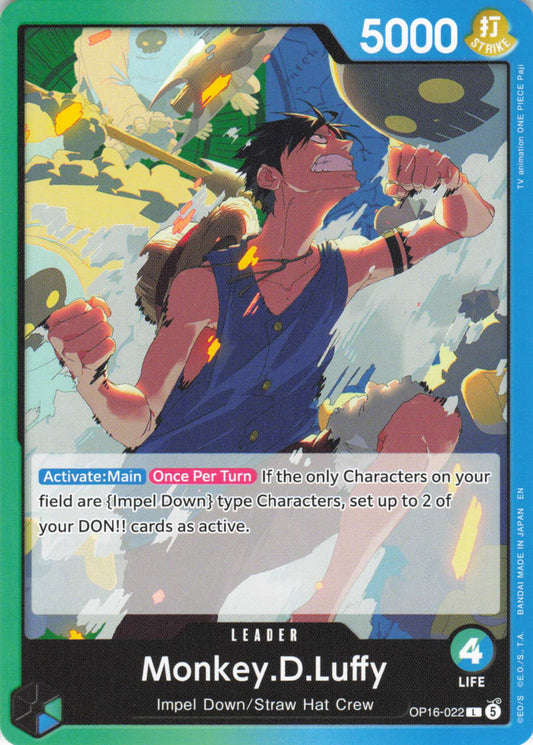 The Time of Battle #OP16-022 Monkey.D.Luffy (022)