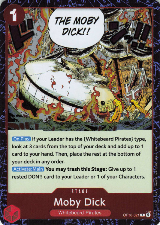 The Time of Battle #OP16-021 Moby Dick