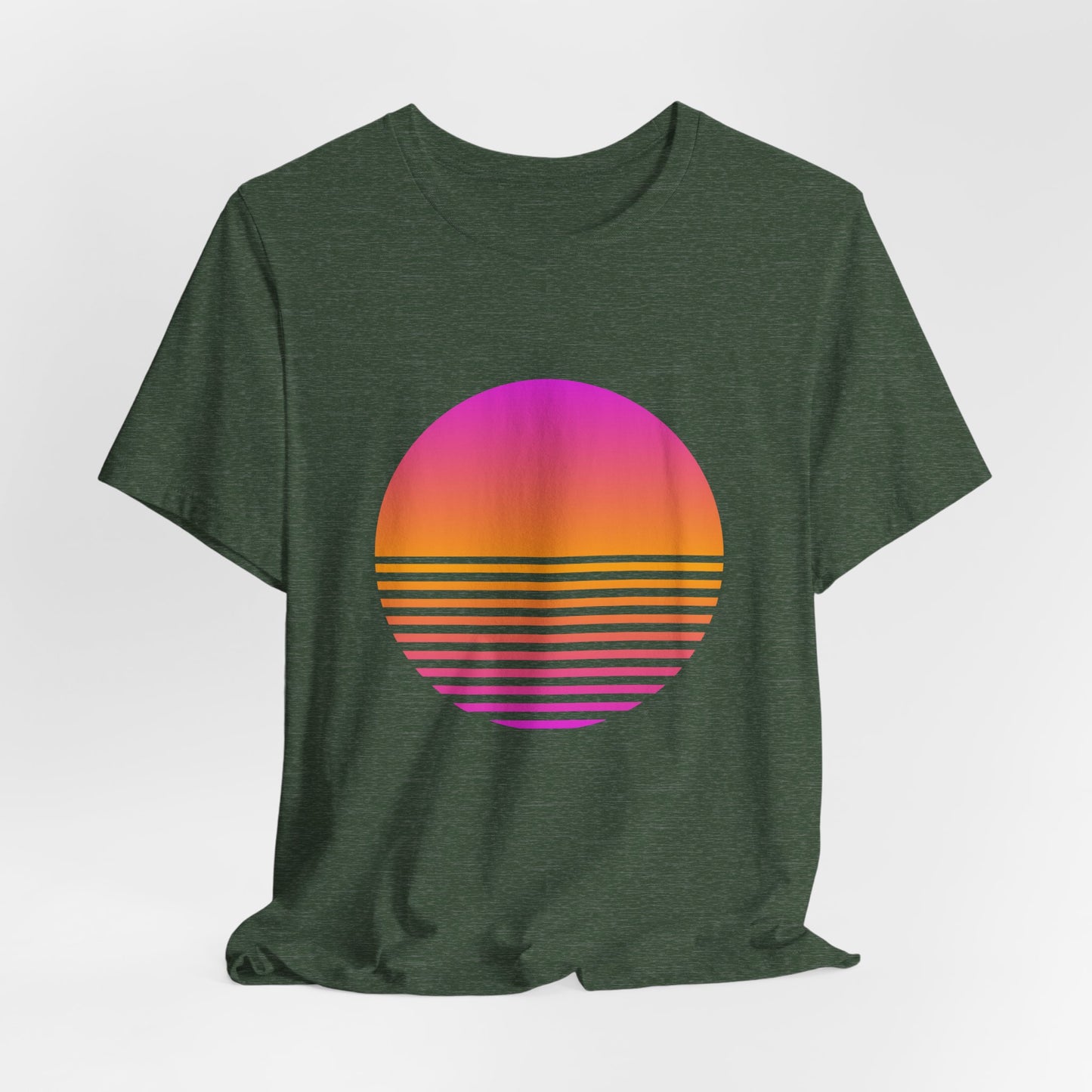 Sunset Grid Tee