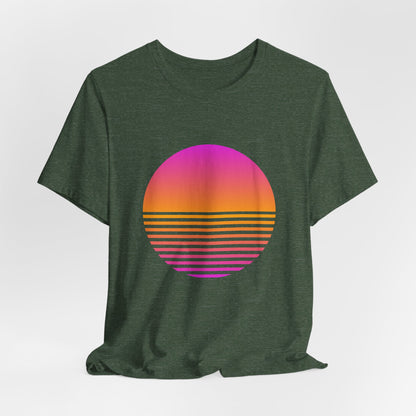 Sunset Grid Tee