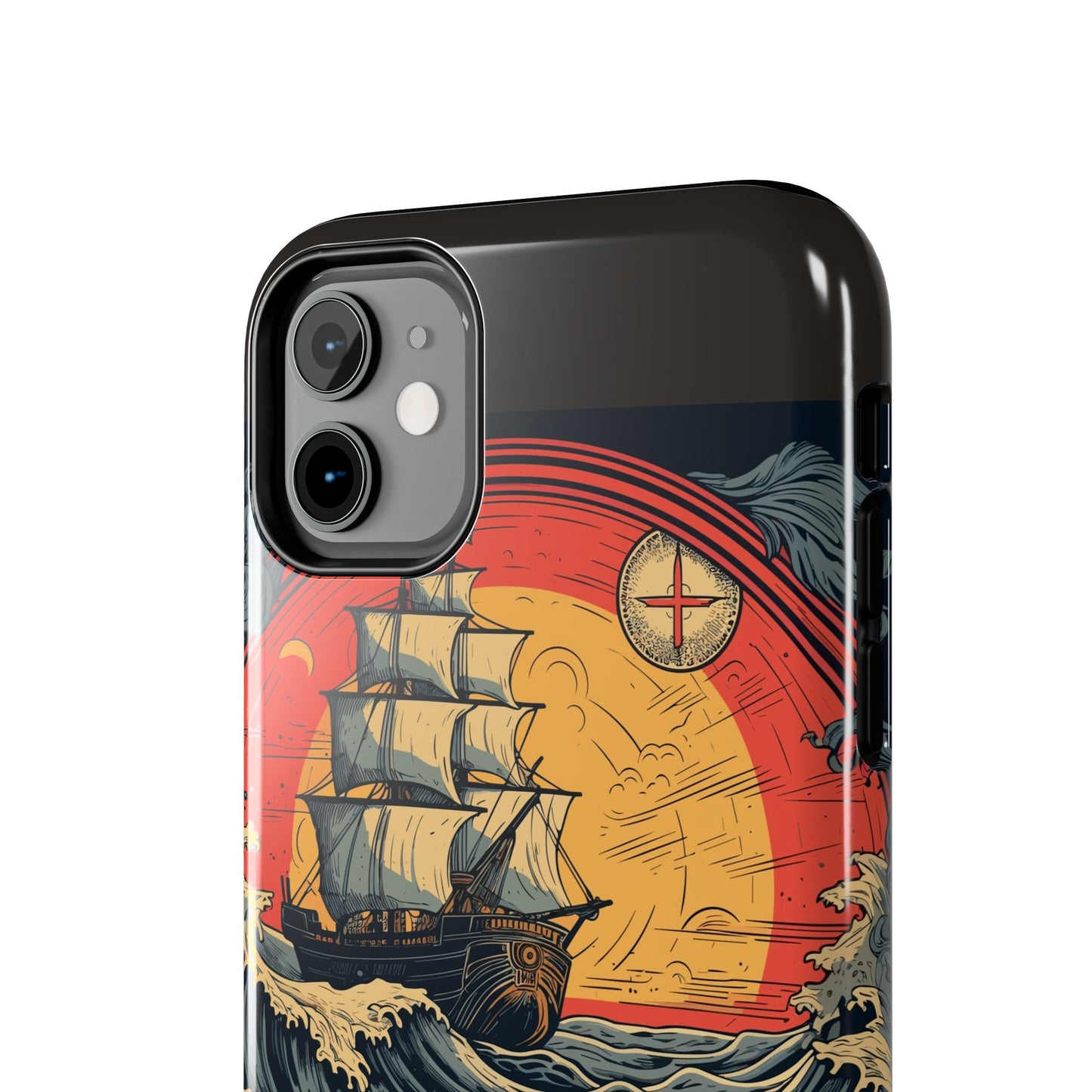 Tall Ship Storm Tough Phone Case