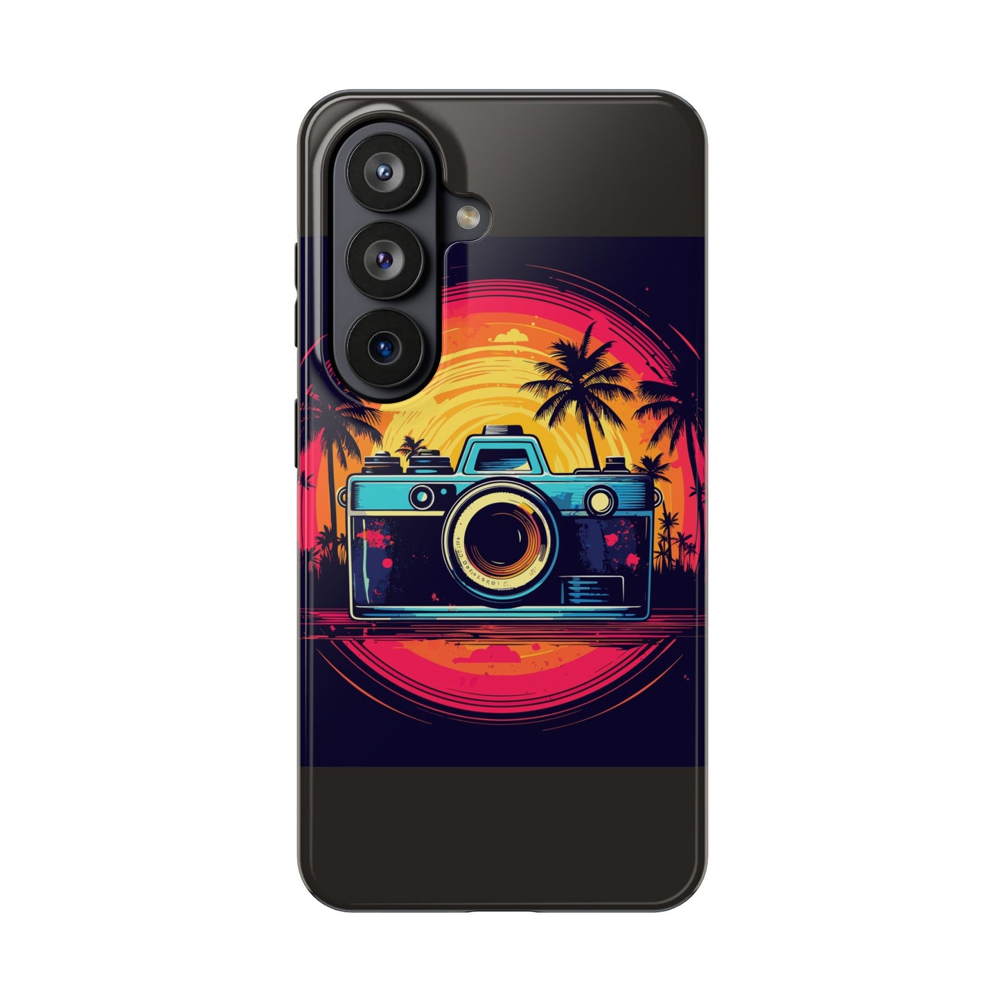 Retro Camera Sunset Tough Phone Case