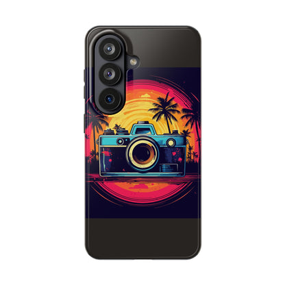 Retro Camera Sunset Tough Phone Case