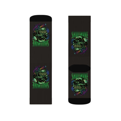 Skullwave Crew Socks