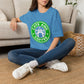 Cats And Coffee Retro Café Tee