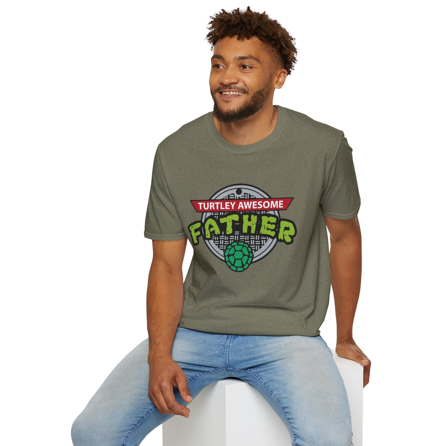 Turtley Awesome Father Tee