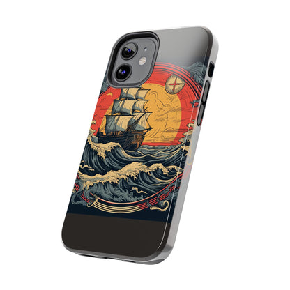 Tall Ship Storm Tough Phone Case