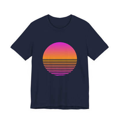 Sunset Grid Tee