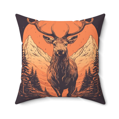 Forest King Throw Pillow