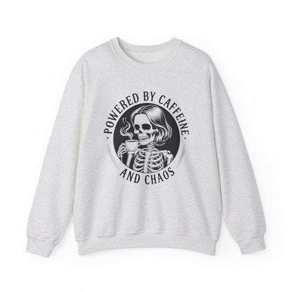 Powered by Caffeine and Chaos Sweatshirt