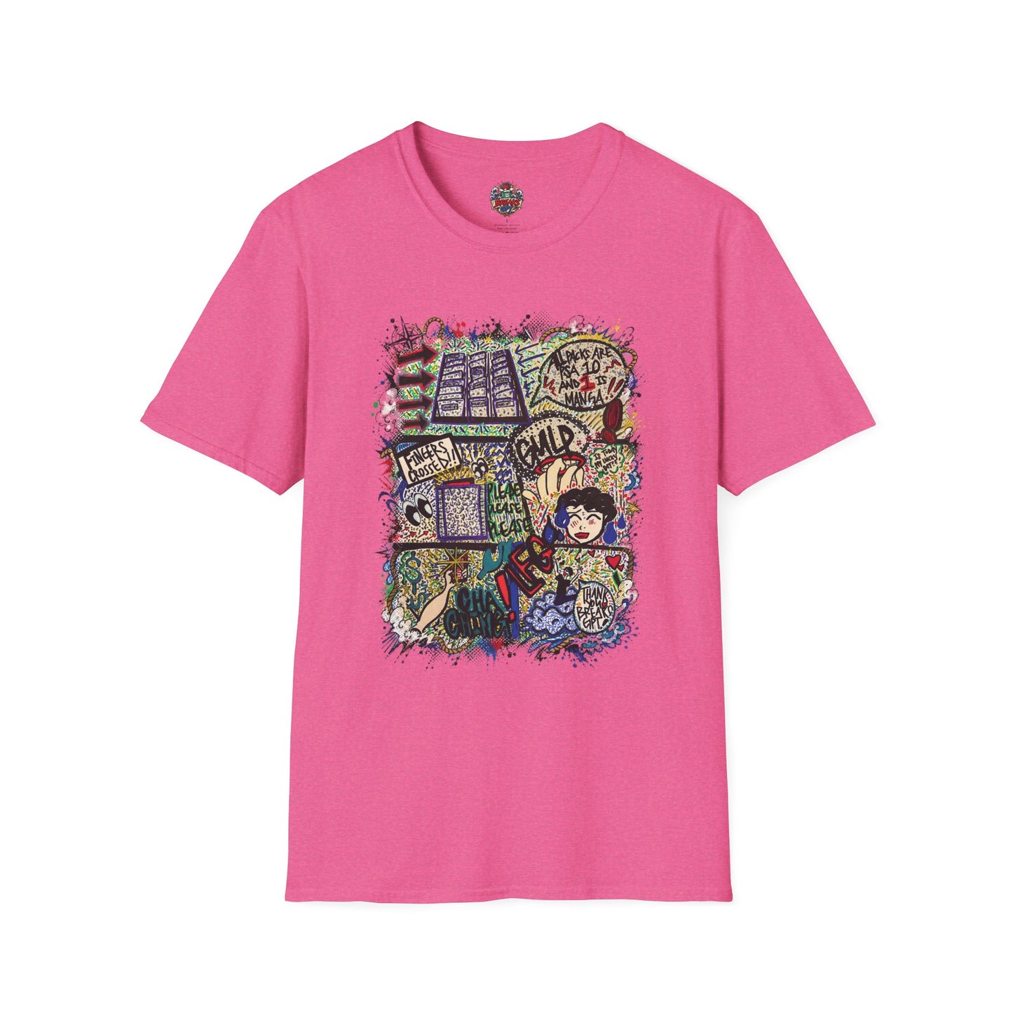 BreaksGPT Manga Card Breaker T-Shirt | Pirate Trading Card Graphic Tee Color Version