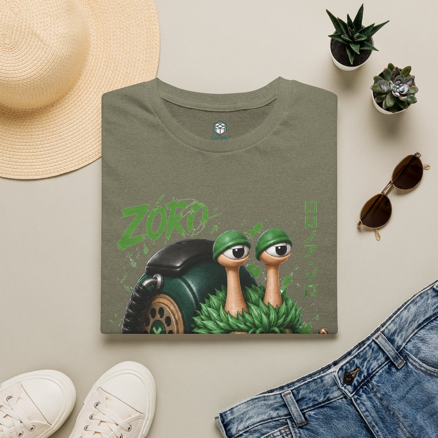 BreaksGPT Zoro Adventure Graphic Tee