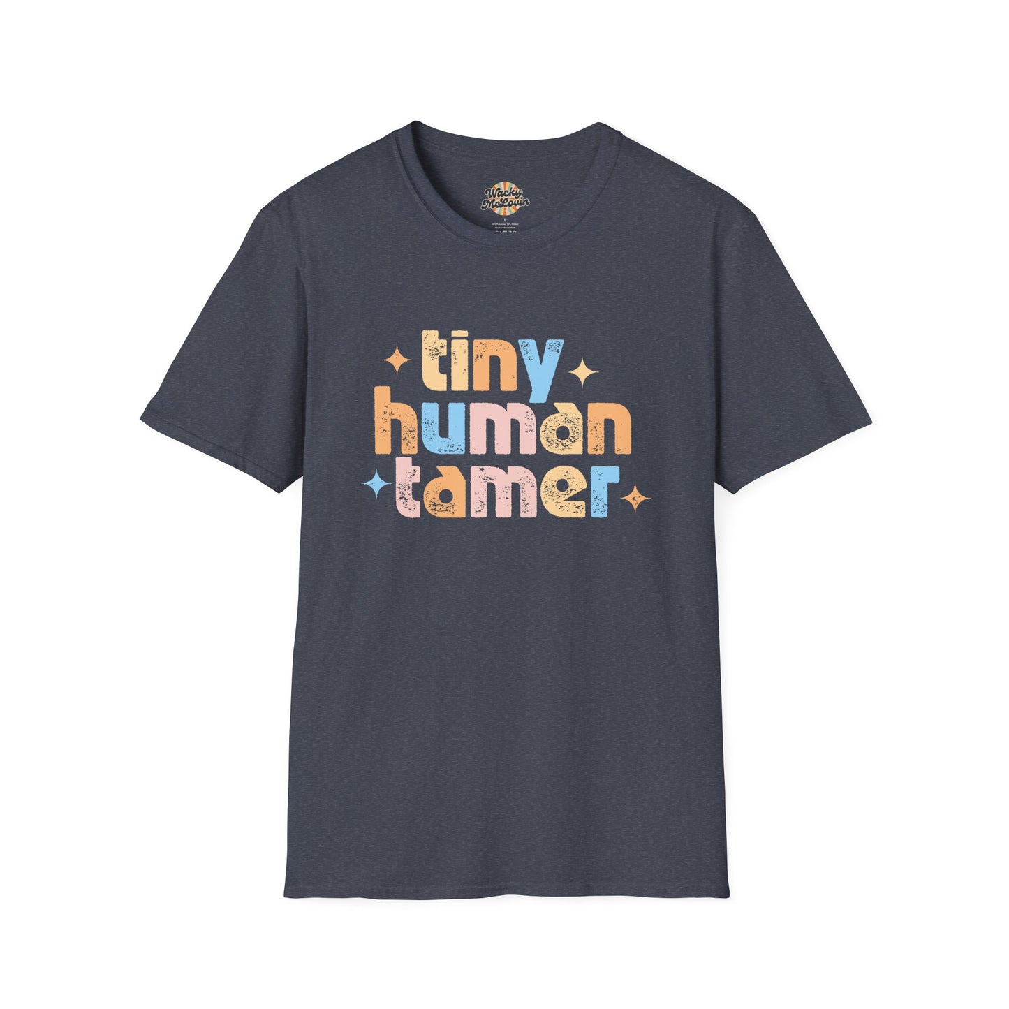 Tiny Human Tamer Retro Parenting Tee