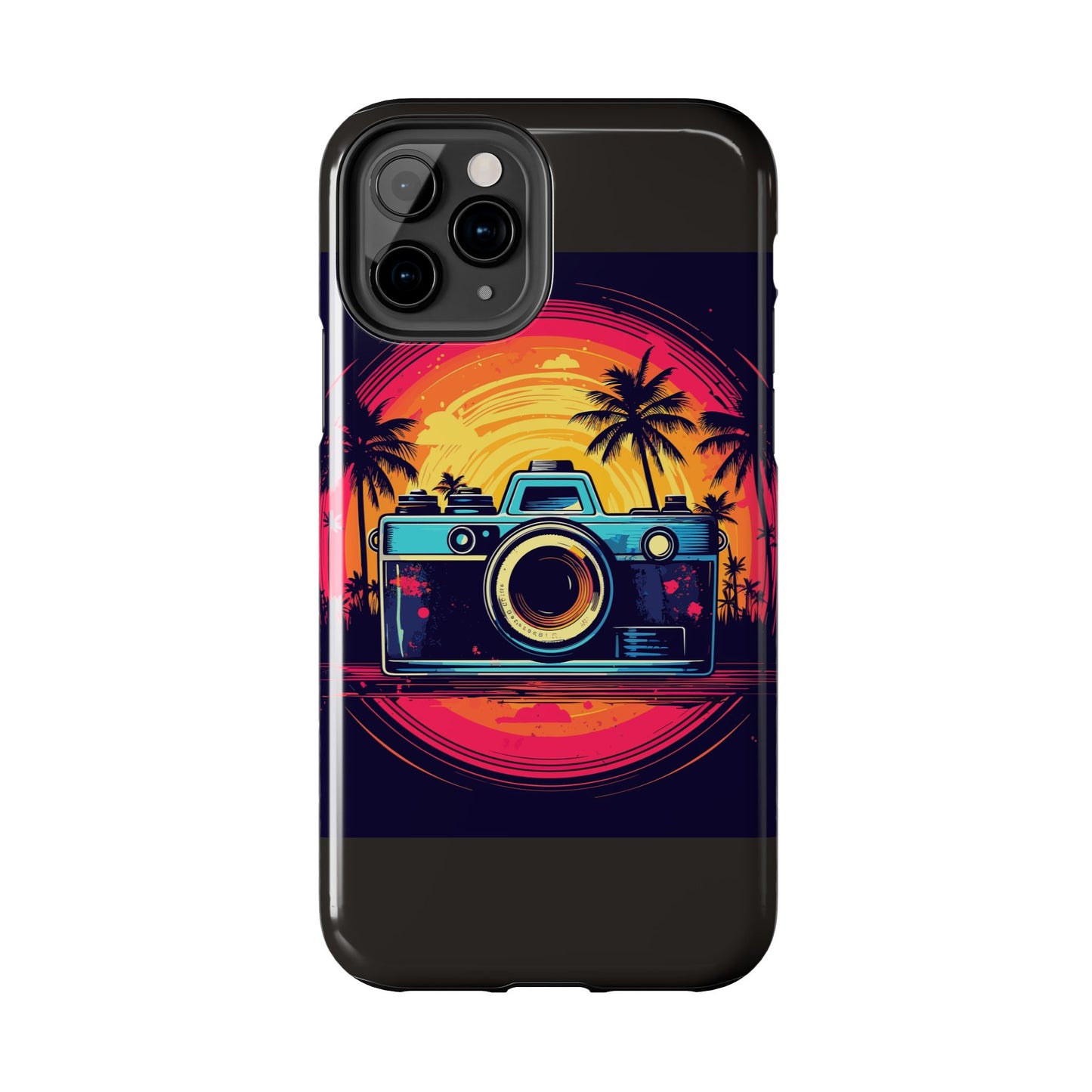 Retro Camera Sunset Tough Phone Case