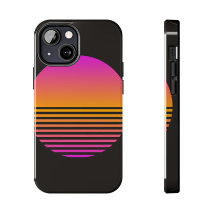 Sunset Grid Tough Phone Case