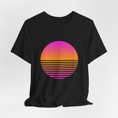Sunset Grid Tee
