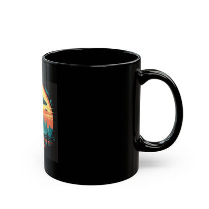 UFO Fleet Black Mug