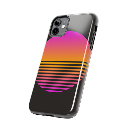 Sunset Grid Tough Phone Case