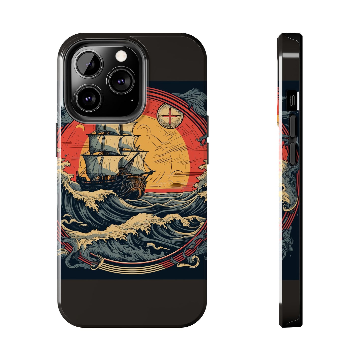 Tall Ship Storm Tough Phone Case