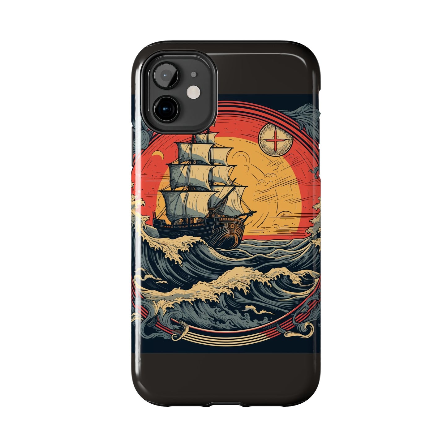 Tall Ship Storm Tough Phone Case