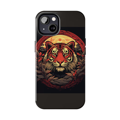 Tiger Wreath Tough Phone Case