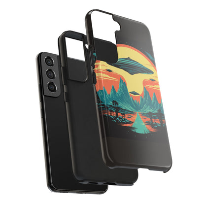 UFO Fleet Tough Phone Case