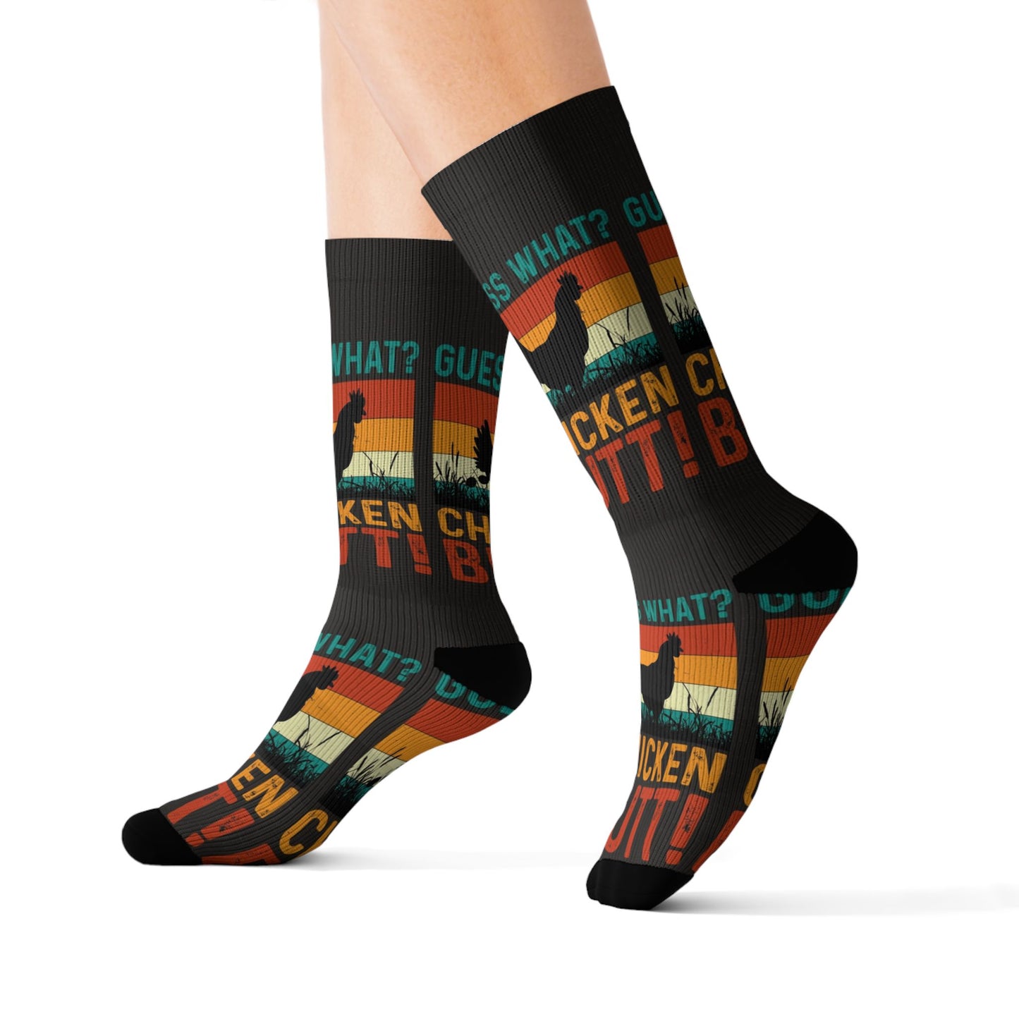 Guess What? Chicken Butt! Crew Socks