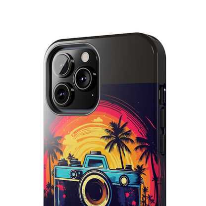 Retro Camera Sunset Tough Phone Case