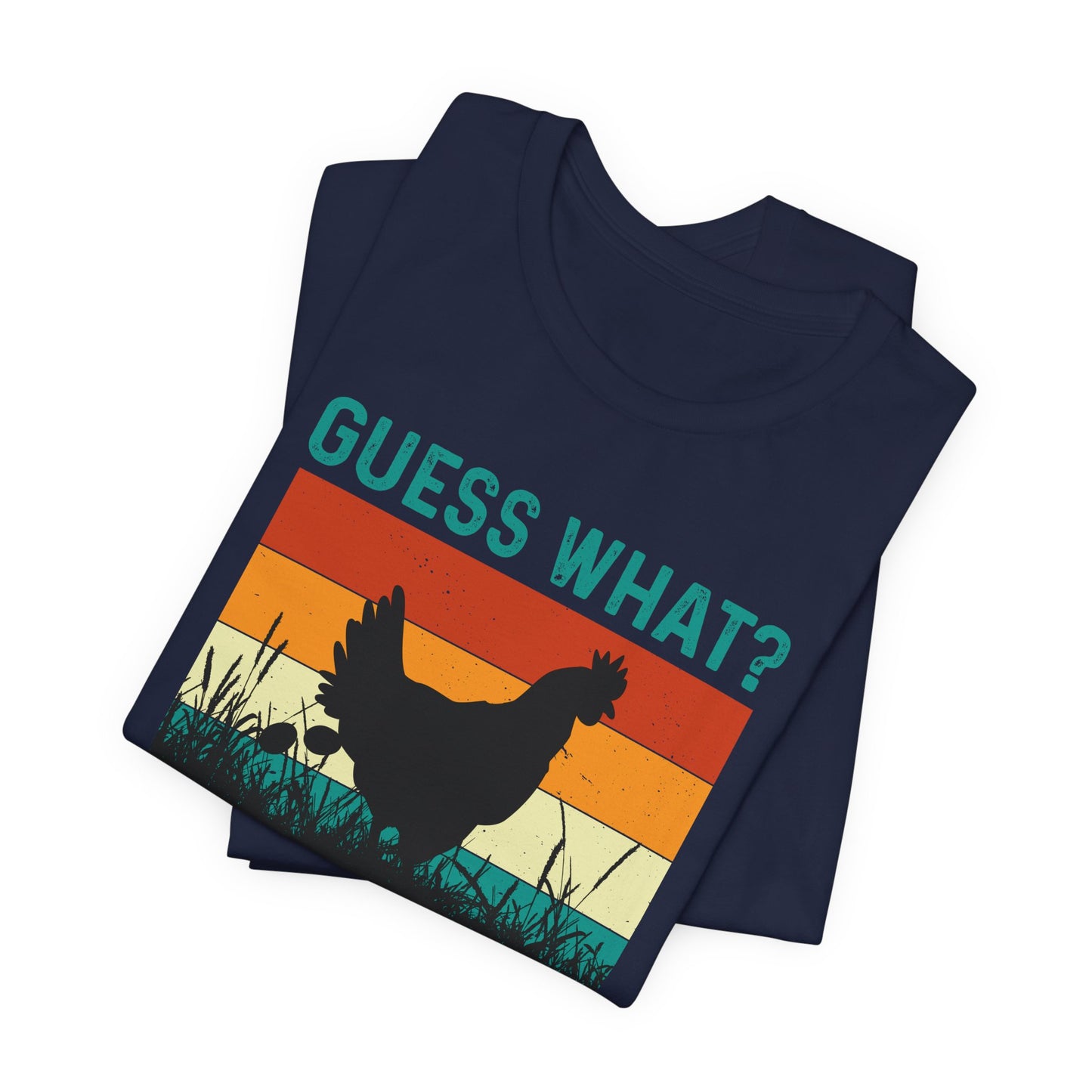 Guess What? Chicken Butt! Funny Retro Tee